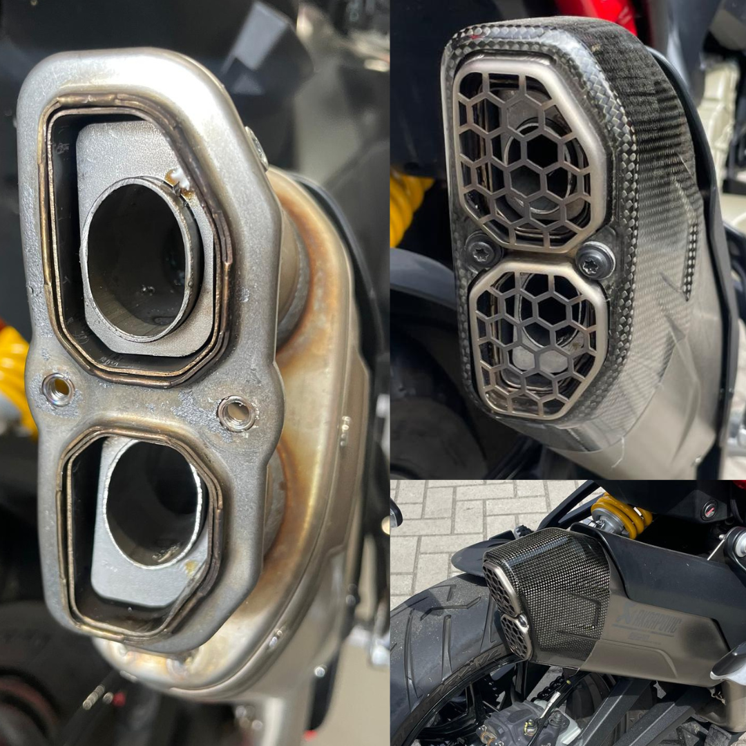 DB-killer set Akrapovic Multistrada V4 en V4S